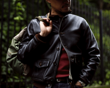  Easy to wear and feel, leather jacket is the ultimate romance of a tough guy in autumn and winter