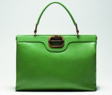 罗杰·维威耶Roger Vivier 2011春夏绿色“Diligence”手提包