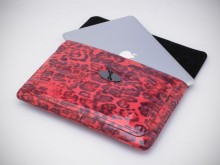 迈宝瑞For Apple13英寸粉色漆皮豹纹电脑包