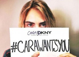 “精灵”Cara担任DKNY代言人同时推出创意系列